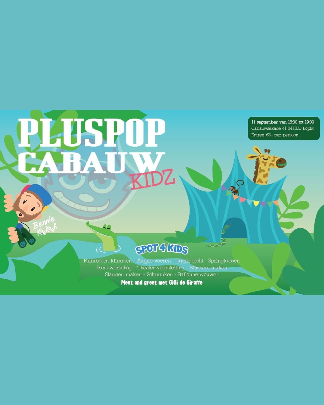 Workshops bij Pluspop Kidz