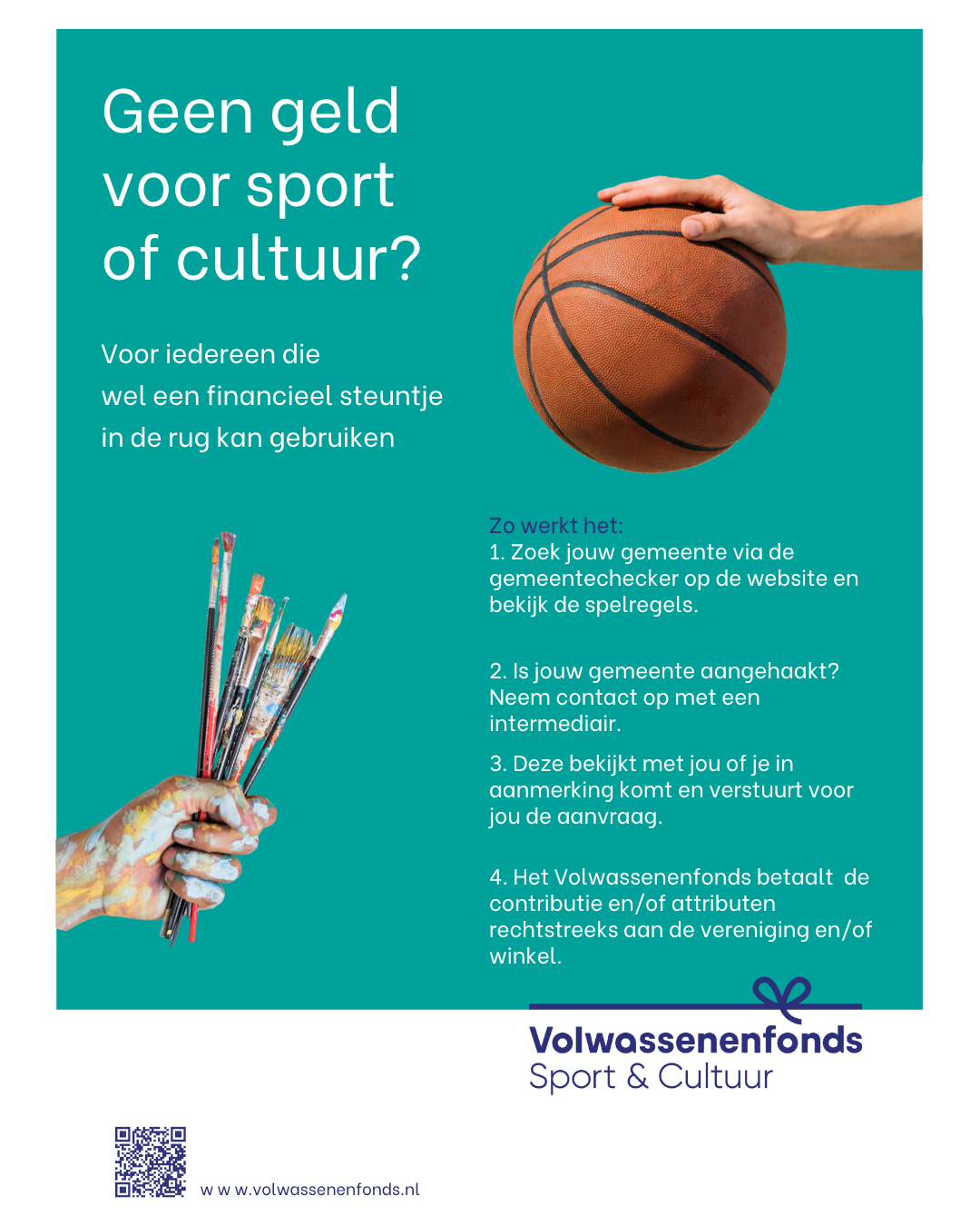 Sporten via Volwassenenfonds Sport & Cultuur