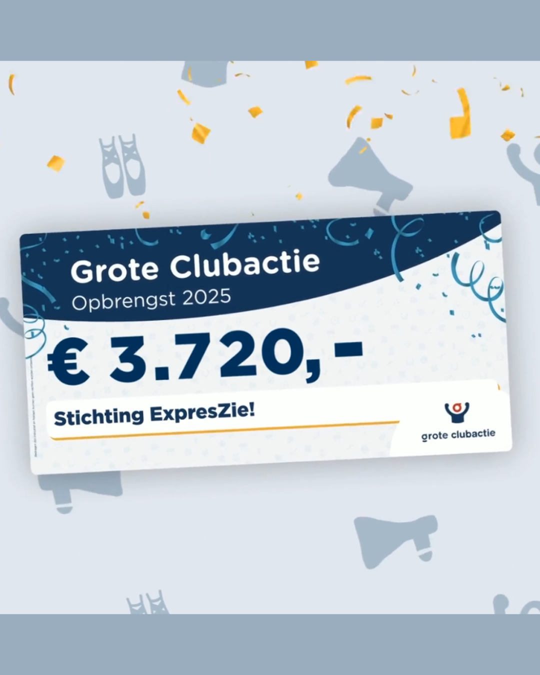 En de opbrengst van de Grote Clubactie is …