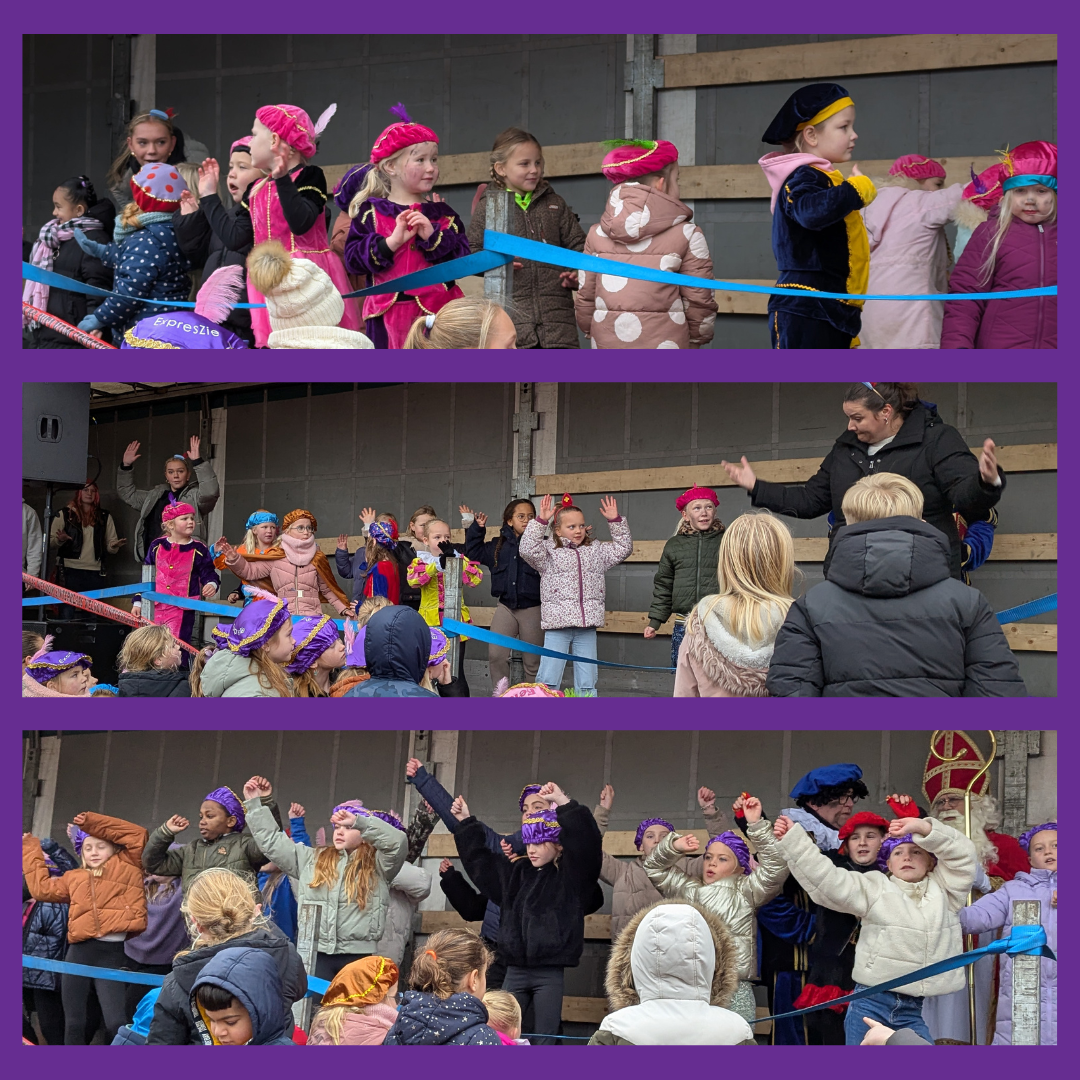 Spetterend dansoptreden van ExpresZie! bij de intocht van Sinterklaas