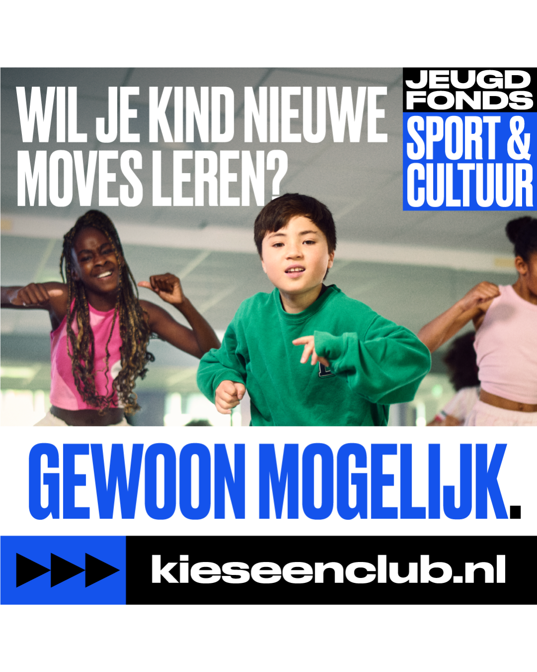 Sporten via het Jeugdfonds Sport & Cultuur