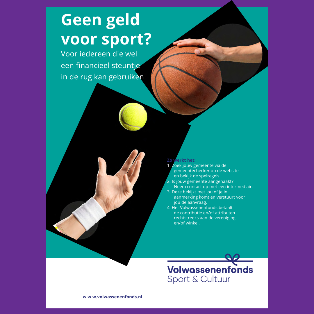 Geen geld voor sport?