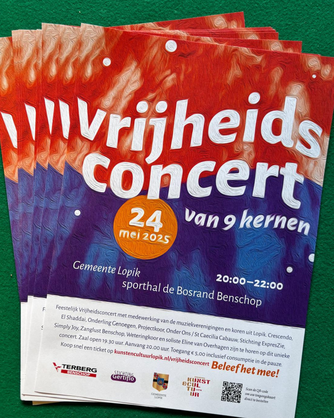 80 jaar vrijheid – Vrijheidsconcert op 24 mei 2025